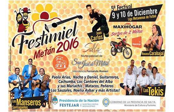 Hoy se realizará el lanzamiento del Festi Miel 2016