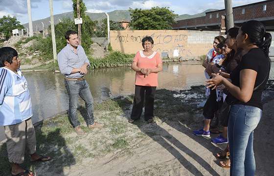 La Provincia ejecutará obras de desagüe en el barrio 9 de Julio