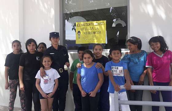 Operadores comunitarios realizaron actividades contra la violencia de género