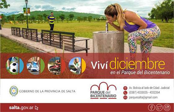 Diciembre con atractivas propuestas en el Parque del Bicentenario