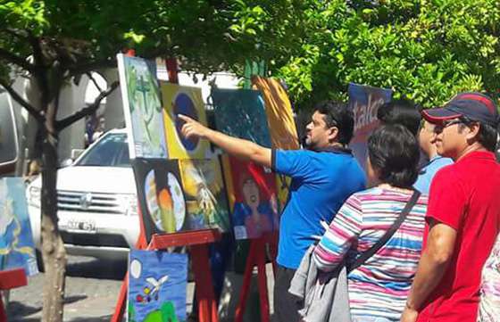 Personas con discapacidad habilitarán una muestra de artes plásticas