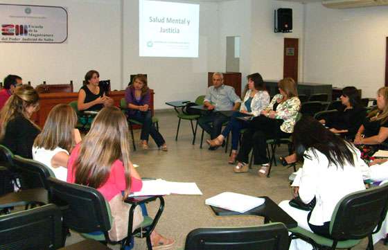 Salud Mental realizó una mesa de trabajo con agentes del Poder Judicial