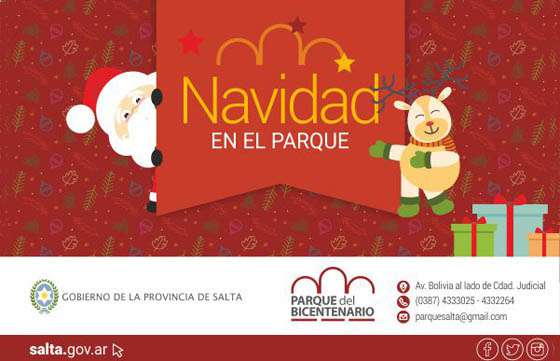 Continúan las actividades por Navidad en el Parque del Bicentenario
