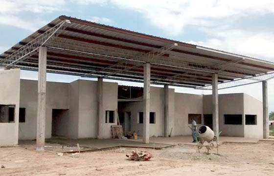 Avanza la construcción de la terminal de ómnibus de Rivadavia Banda Sur