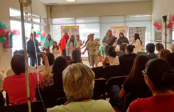 Se festeja la Navidad en el hospital San Bernardo
