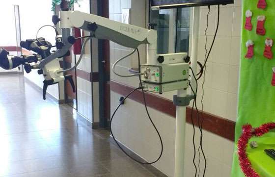 El hospital Papa Francisco cuenta con un moderno microscopio quirúrgico de alta definición