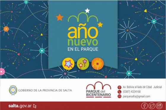 Gran espectáculo por año nuevo en el Parque del Bicentenario
