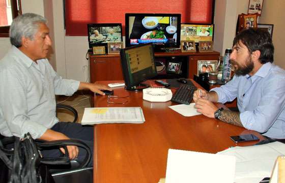 El ministro Costello recibió al secretario general del Sindicato de la Alimentación