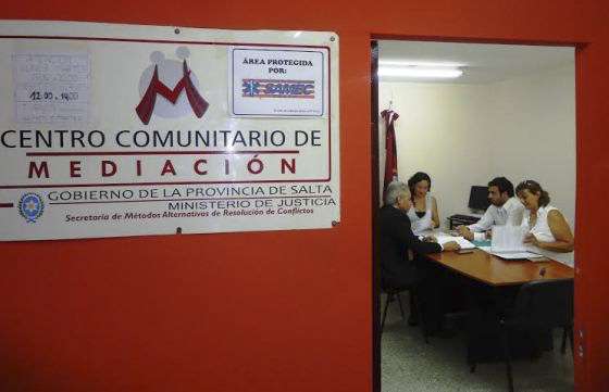 A través de la mediación 27.000 familias accedieron al servicio de justicia