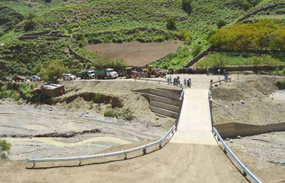 Vialidad habilitó un nuevo puente carretero en Santa Victoria Oeste
