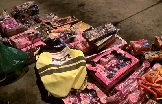 Rentas incautó más de 50 bultos de mercadería durante los operativos por Reyes Magos
