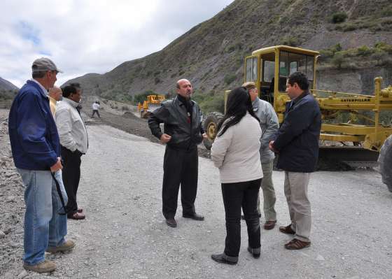 Está transitable el camino provisorio en la ruta nacional 51 
