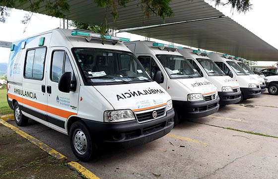 Hoy se entregarán nuevas ambulancias para el SAMEC y hospitales del interior