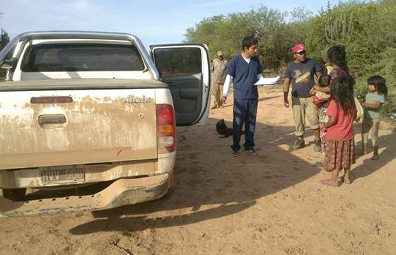 Una joven madre logró dar a luz en el monte con ayuda de un equipo médico de Salta y Buenos Aires