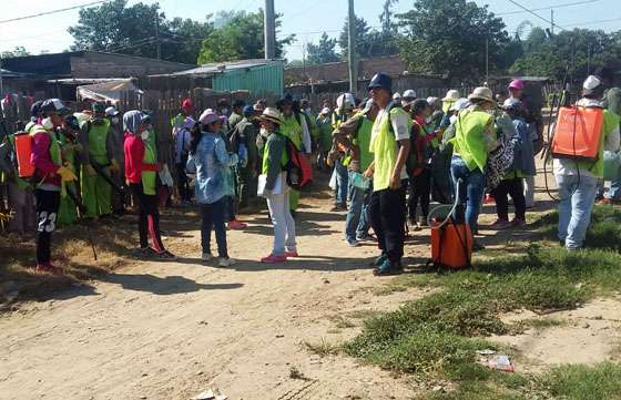 Con un operativo preventivo Orán refuerza su lucha contra el dengue