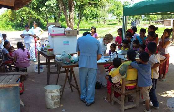 Importante operativo sociosanitario en la zona de Lapacho Mocho en Tartagal