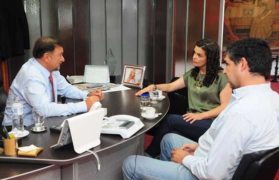 Miguel Isa se reunió con la senadora nacional Cristina Fiore