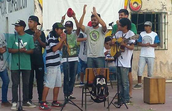 Jóvenes participaron en una jornada contra las drogas en la zona oeste de la ciudad de Salta