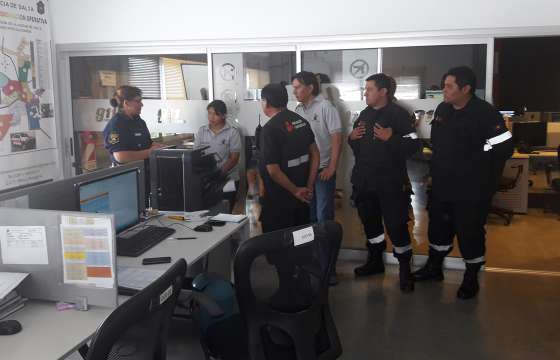 Operarios municipales de emergencia se interiorizaron sobre el sistema 9-1-1