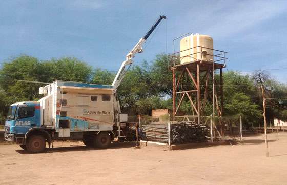 Comunidades del norte provincial reciben mejoras en el servicio de agua potable