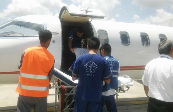En vuelo sanitario se trasladó a una mujer a Salta desde Antofagasta