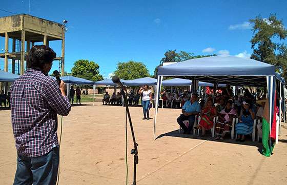 La comunidad ava guaraní se beneficiará con obras de infraestructura comunitaria y apoyo educativo