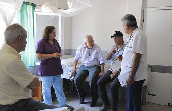 Evaluaron el servicio sanitario de Colonia Santa Rosa
