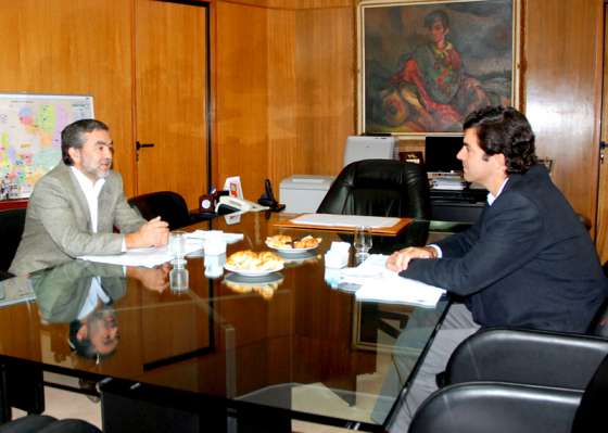 El gobernador Urtubey recibió al intendente de Jesús María
