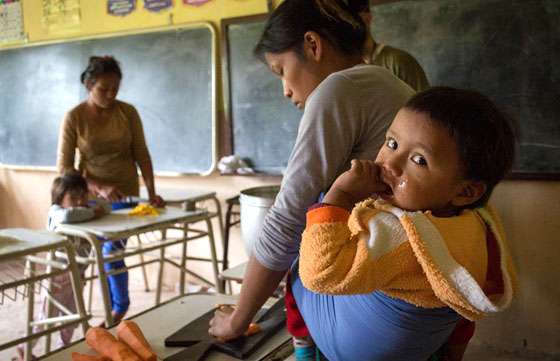 Más de 550 niños y madres de comunidades  reciben asistencia en los Centros de Primera Infancia del norte