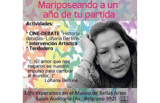 Rendirán homenaje a Lohana Berkins