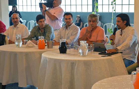 El Gabinete provincial participa en una reunión de trabajo con el equipo municipal de Campo Santo