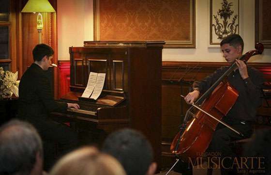 Concierto de la Fundación Musicarte en el Centro Cultural América