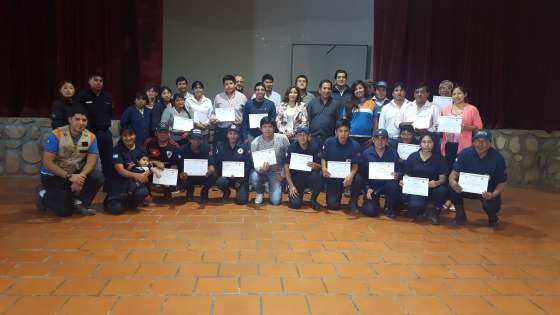 En Cachi capacitaron a la Junta Municipal de Defensa Civil