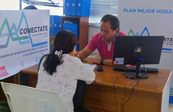 Asesores del plan Conectate visitan el barrio Juan Pablo II Norte