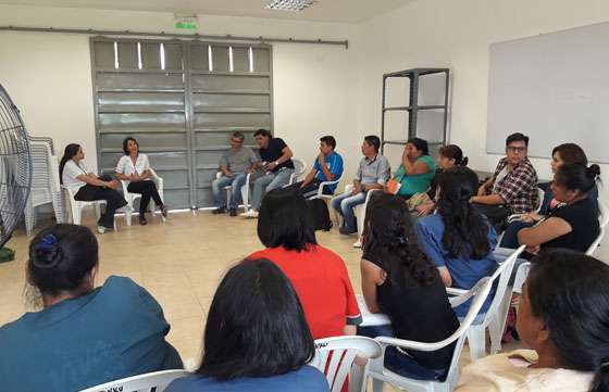 Los operadores del Centro Asistencial Tinku recibieron capacitación sobre el buen uso de las llamadas al 9-1-1