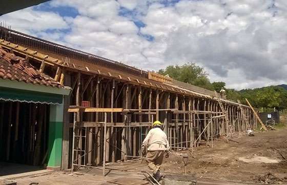 La Provincia realiza una obra integral en la escuela Camino del Inca de Vaqueros