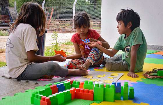 Niños de Pozo El Toro participan en talleres artísticos y deportivos