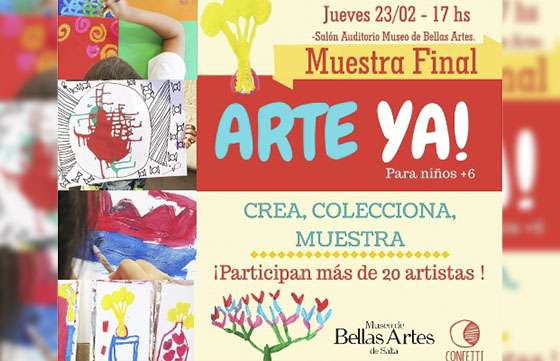 Expondrán trabajos artísticos infantiles realizados en el Ciclo ARTEYA