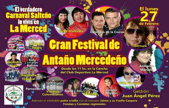 Presentarán hoy el festival de Antaño Mercedeño