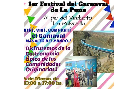 En marzo se realizará el I Festival del Carnaval de la Puna