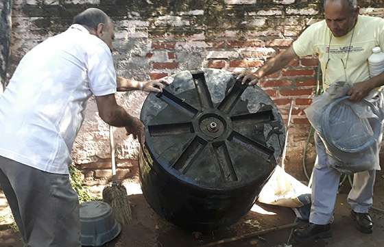La comunidad de Gaona realizó un intenso operativo contra el Aedes aegypti