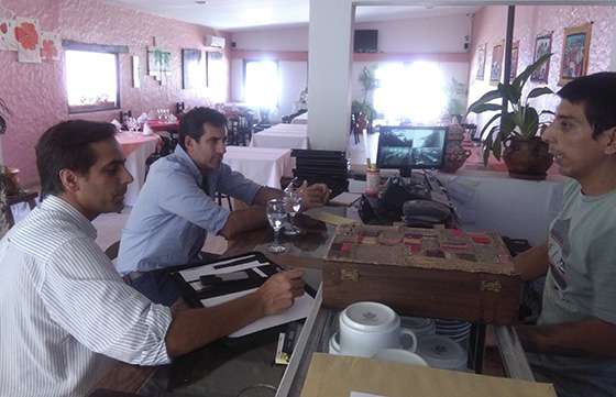 Los secretarios de Comercio e Industria analizaron la actualidad empresarial de Cafayate
