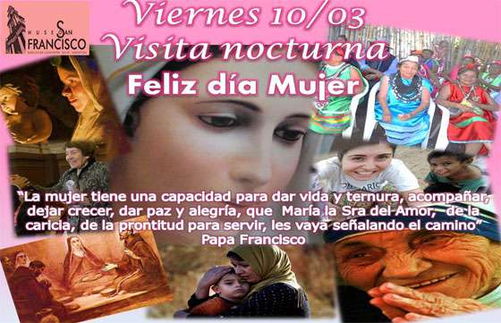 Hoy habrá visitas nocturnas al Museo San Francisco