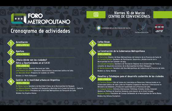 Foro Metropolitano para debatir sobre movilidad, gobernanza y desarrollo sostenible
