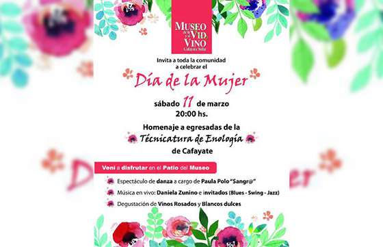 Hoy  por el día de la Mujer habrá actividades en el Museo de la Vid y el Vino
