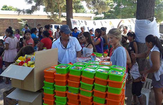 Donación privada a comunidades aborígenes por articulación con el Gobierno