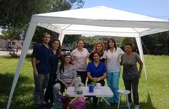 El hospital San Bernardo realiza una campaña odontológica y de audición en zona norte