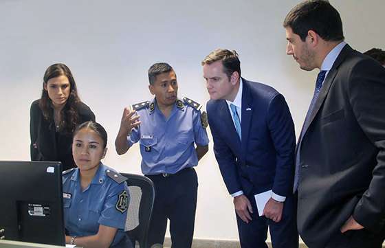 La Embajada de Estados Unidos destacó el avance en el sistema de seguridad de Salta