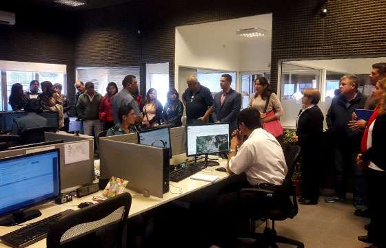 Vecinos conocieron el funcionamiento del Sistema de Emergencias 9-1-1