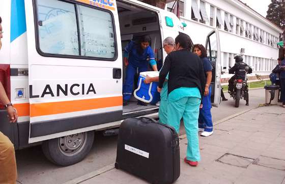 Primer operativo de ablación multiorgánica del año en el hospital San Bernardo